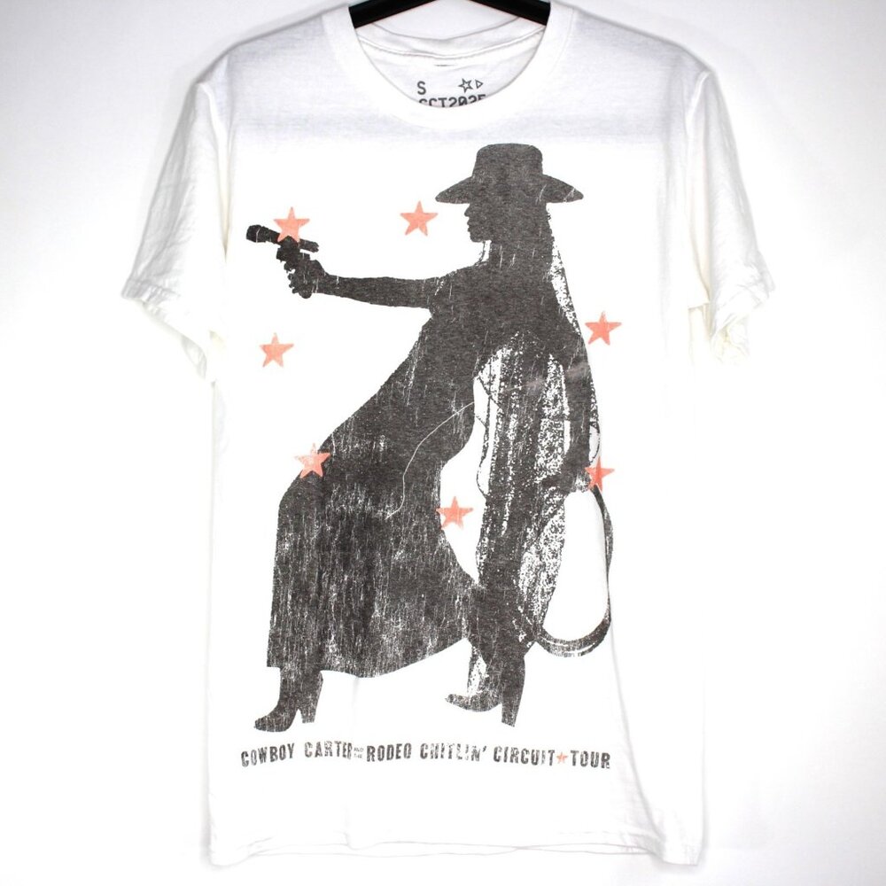 Beyonce Mens Small Cowboy Carter Concert 2025 Tour Tee T-Shirt NEW F1266